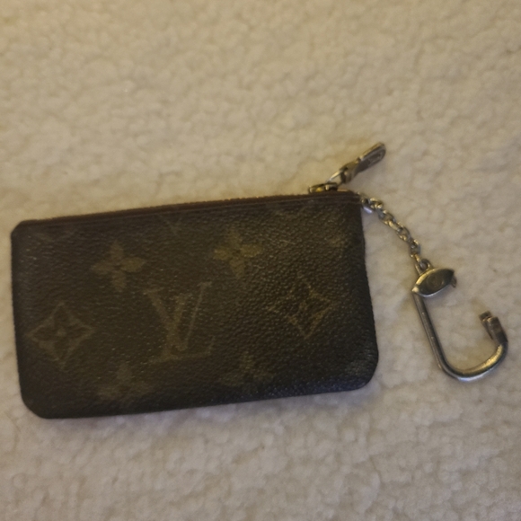 AUTHENTIC LOUIS VUITTON MONOGRAM COIN POUCH , LV CREDIT CARD WALLET HOLDER - Picture 12 of 14